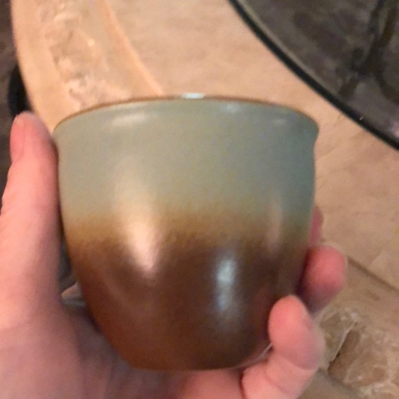 Handcrafted Ceramic Cup with Floral Design - Picture 2 of 5